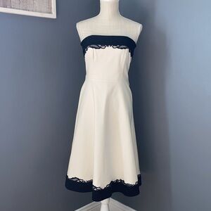White House Black Market strapless dress